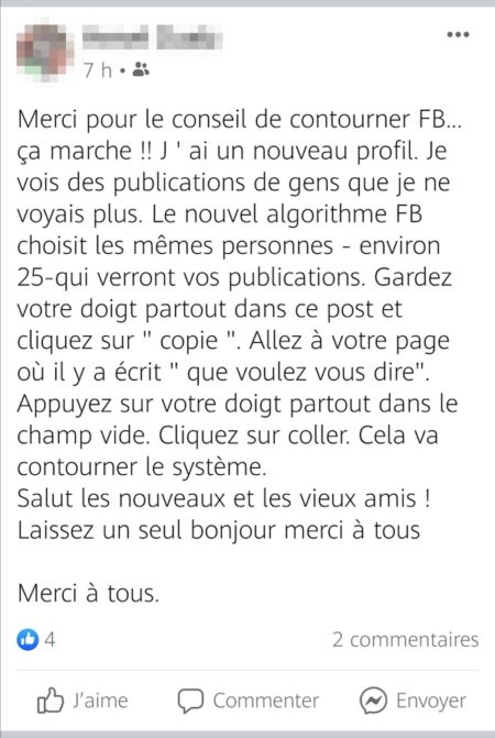 Facebook - 25 amis